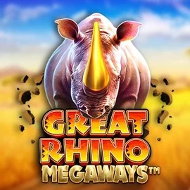Slots logo of Great Rhino Megaways from Pragmatic Play at Dendera Casino
